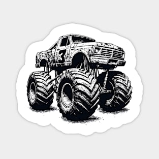 Monster truck Magnet