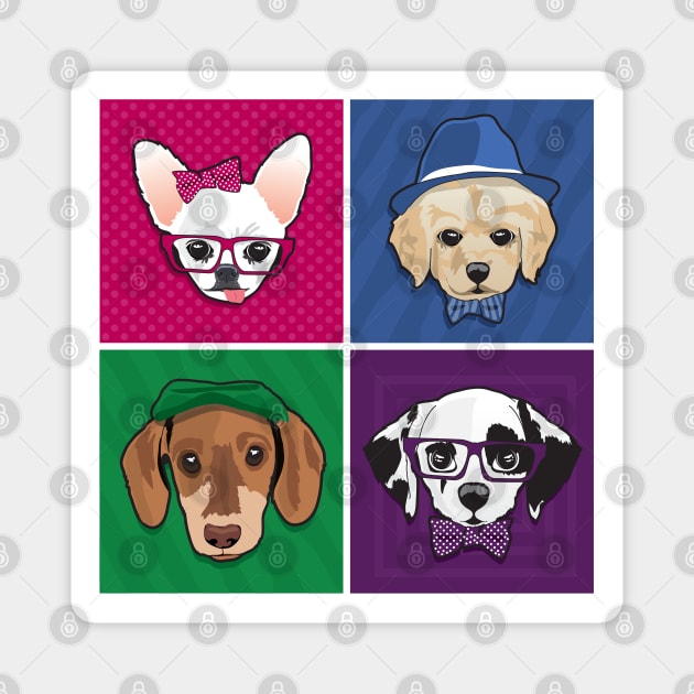 Puppies Magnet by RBDesigns