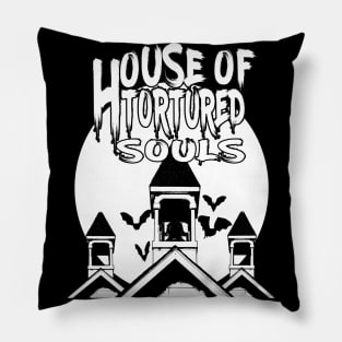 House of Tortured Souls belfry logo Pillow