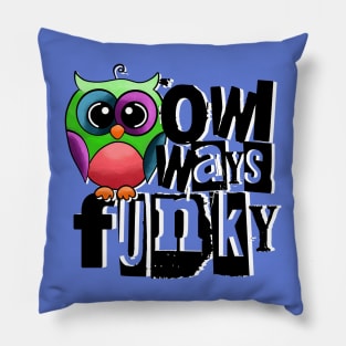 Owlways Funky Owl Pillow