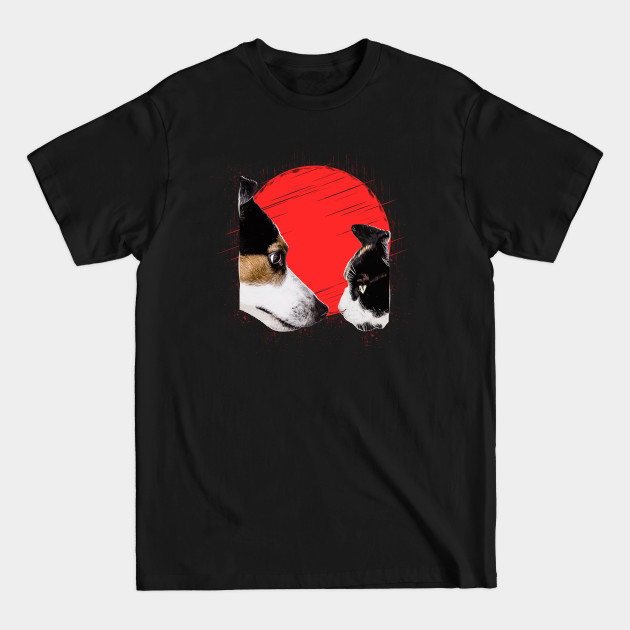 Cat and Dog - Cat And Dog - T-Shirt Cat and Dog - Cat And Dog - T-Shirt