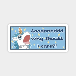 Unicorse Bumper Sticker. Magnet