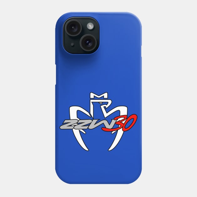 TunerTeez: ZZW30 "the Phoenix Returns" (super white) Phone Case by PRS_Designs_787