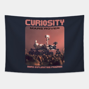 Curiosity Mars Rover Tapestry