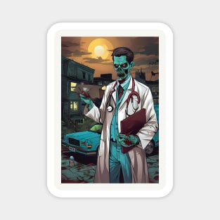 Zombie doctor Magnet