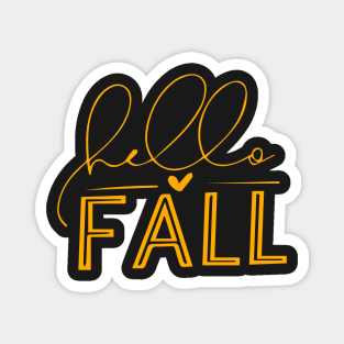 Hello Fall, Welcome Fall, Hello Pumpkin Magnet