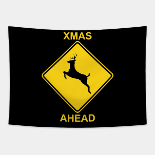 Warning - Xmas Ahead Tapestry