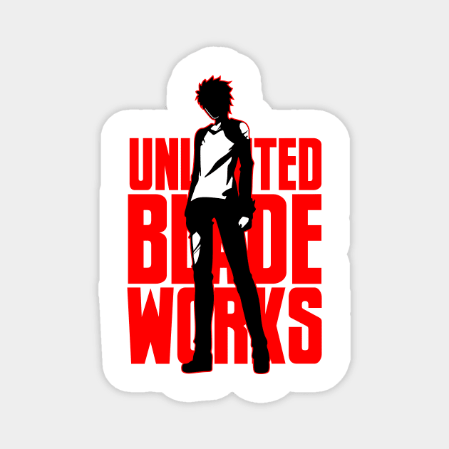 Emiya Shirou Unlimited Blade Works Magnet by trashcandy