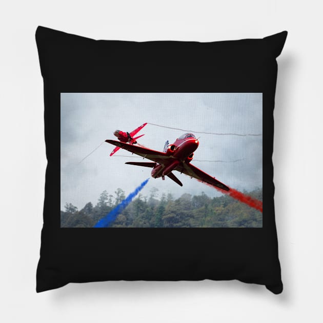 Red Pair Pillow by aviationart