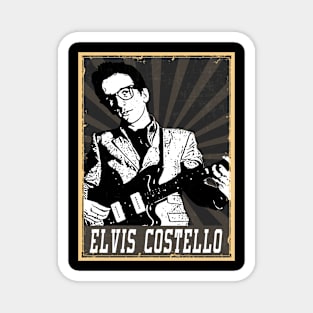 80s Style Elvis Costello Magnet