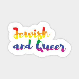 Jewish and queer Magnet