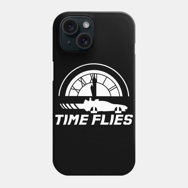 Time Flies (Back to the Future) Phone Case by GreenHRNET