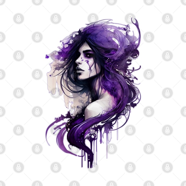 Purple Scorpio Goddess by GoblinGlamour