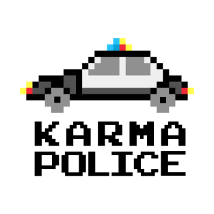 Retro Video Game Karma Police T-Shirt