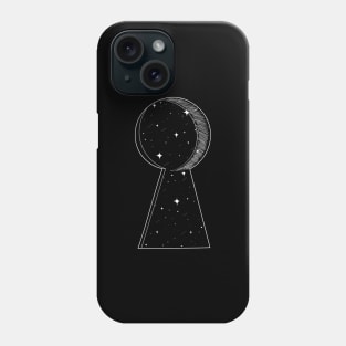 The stars and moon I saw through the keyhole Phone Case