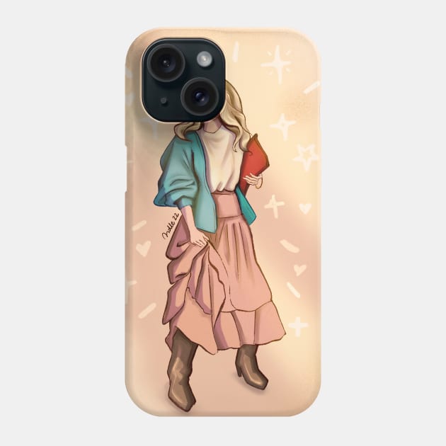 Winter girl Phone Case by didlestown