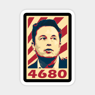 Elon Musk 4680 Magnet