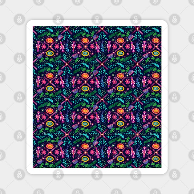 Colorful Pattern Magnet by Norzeatic