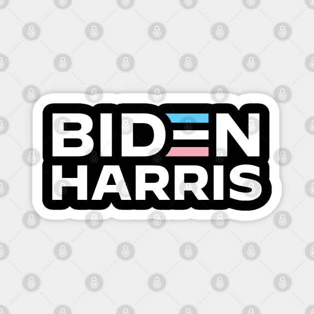 Biden Harris Trans Pride | Joe Biden Transgender Magnet by BlueWaveTshirts