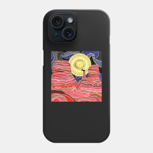 Goat on Mars Phone Case