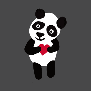 Panda bear cute wildlife animal T-Shirt