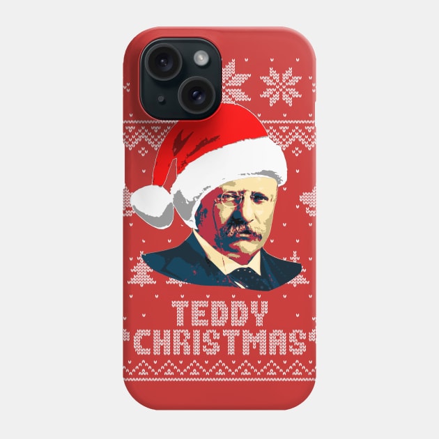 Theodore Roosevelt Teddy Christmas Phone Case by Nerd_art