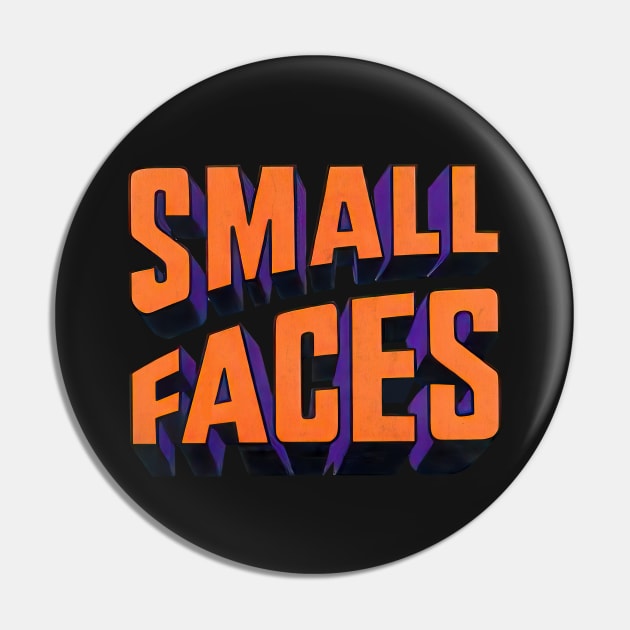 Small Faces / 60s Retro Fan Design Pin by DankFutura