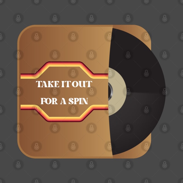 Retro Vinyl LP Record Music by TeesForThee