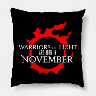 Warriors of Light are born in December FFXIV birthday gift Pillow