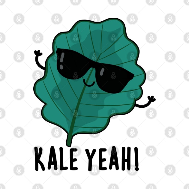 Kale Yeah Cute Veggie PUn by punnybone