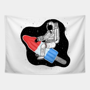 Space Rocket Tapestry