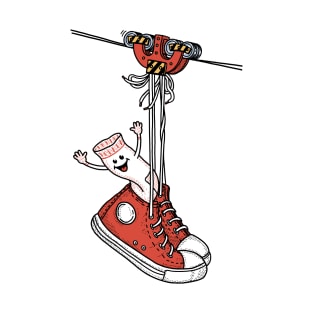 sneakers on wires T-Shirt