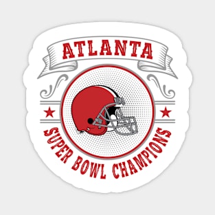 Atlanta Super Bowl Champions Magnet