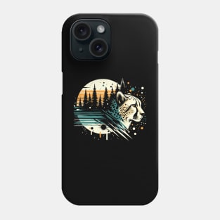 head cheetah forest t-shirt Phone Case