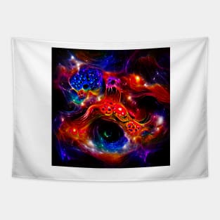 Psychedelic Galaxy Tapestry