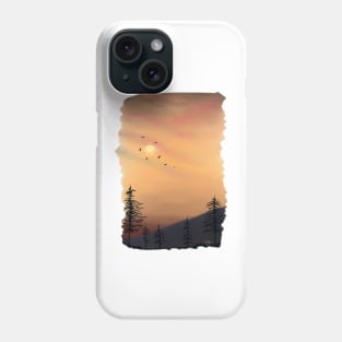 View from the mountains. Artwork by Annalisa Amato Phone Case