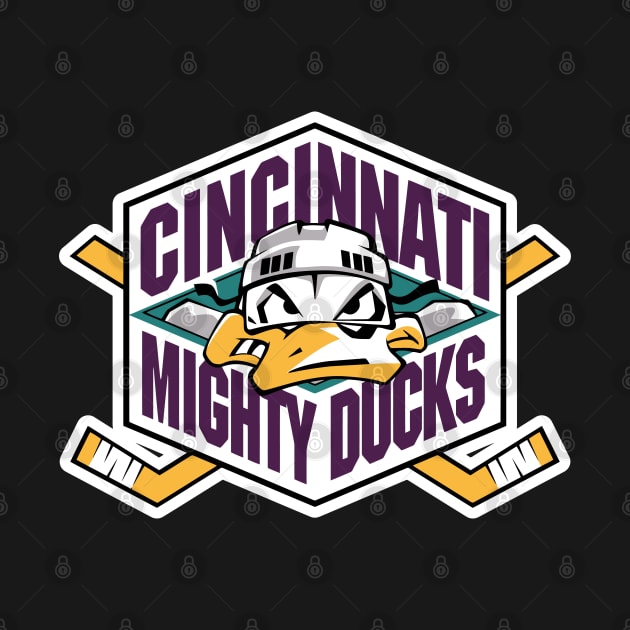 Cinci Ducks Hockey by Mutha_Puckin_Logos