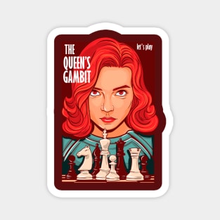 Let's Play - The Queen's Gambit Magnet