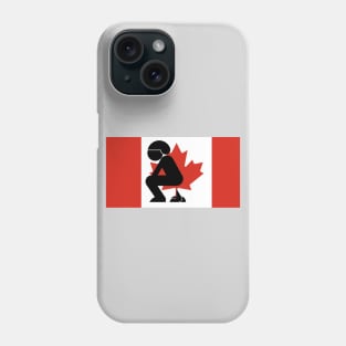 Pooping On The Canadian Flag Phone Case