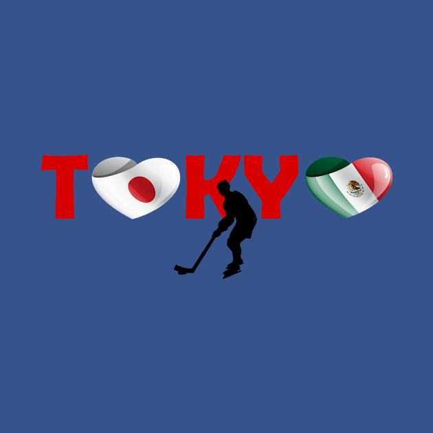 Sports, Hockey, Mexico in Tokyo! by ArtDesignDE