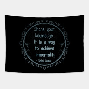 Share Knowledge | Dark Gandhara Tapestry