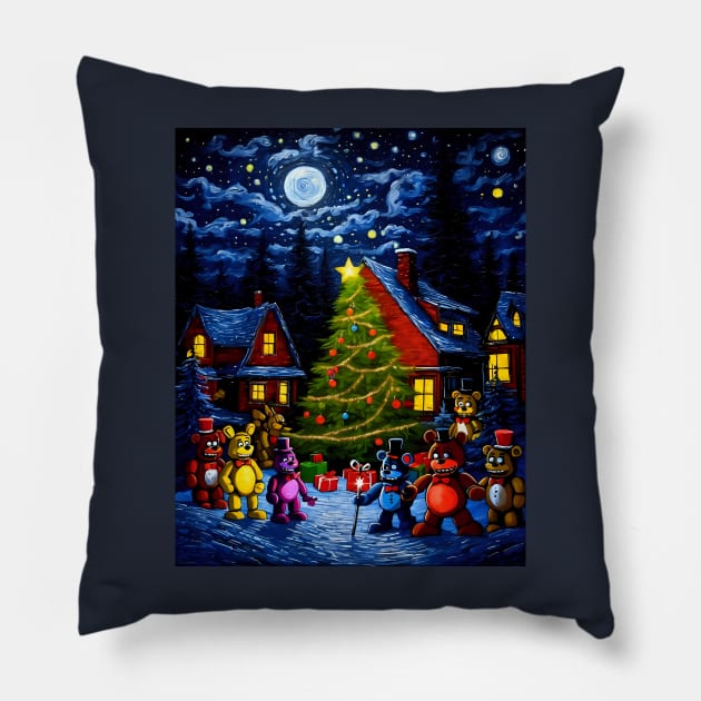 Celebration Nights Pillow by Rogue Clone