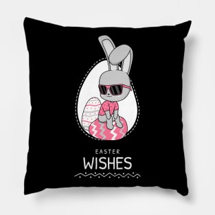 Easter Bunny Wishes Pillow