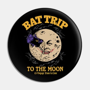 Bat trip to the Moon Pin