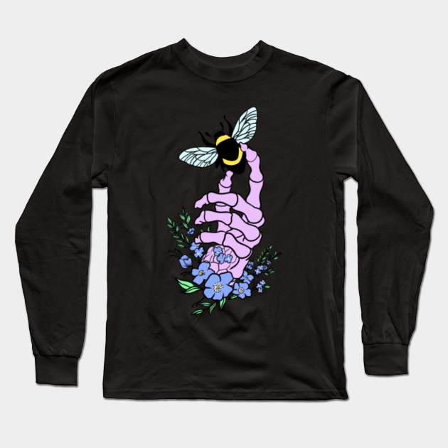 Bees And Bones Bees Long Sleeve T Shirt Teepublic
