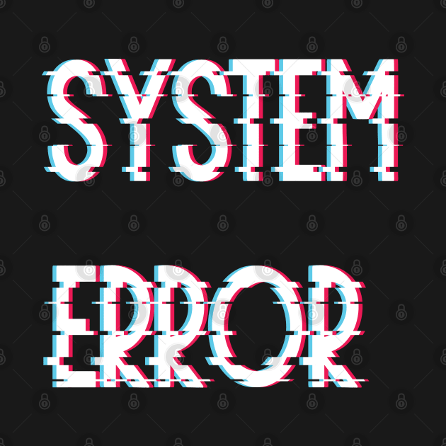 System Error Glitch Effect Text by KimVanG