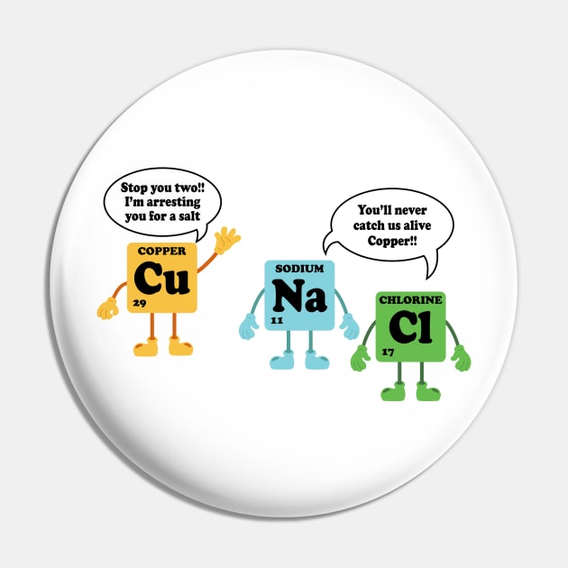 Funny Scientist Pin by ScienceCorner