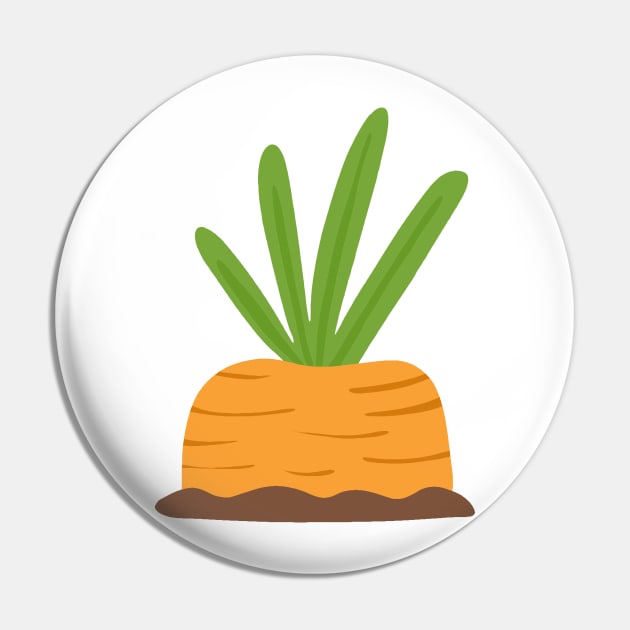 Carrot Pin by valentinahramov