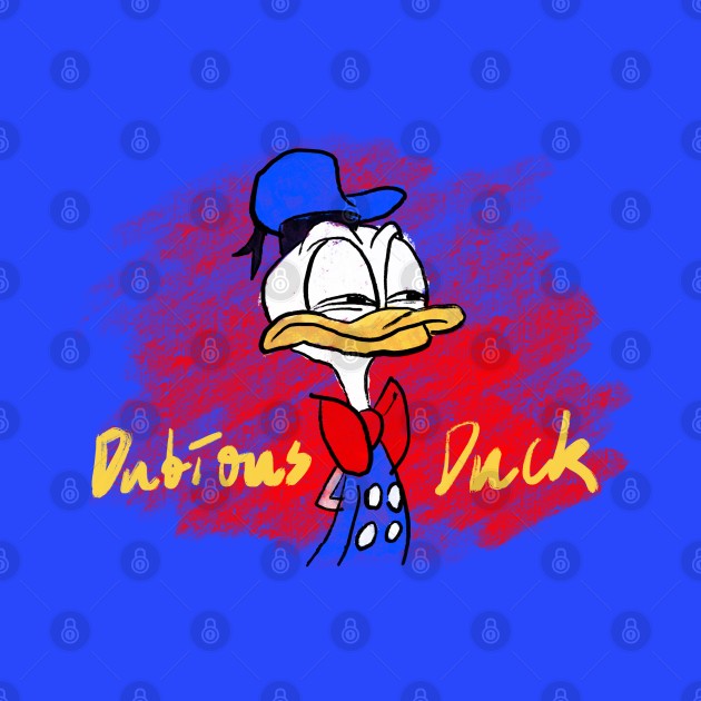 Dubious (Donald) Duck (Red Streaks) by CaptainOceanSkydive