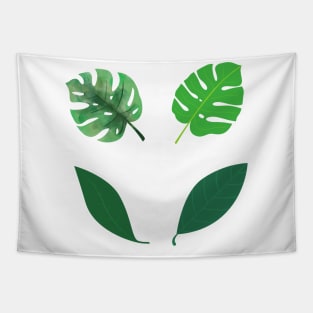 green leaves bundle design Tapestry